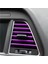 Araç Içi Klima Havalandırma Izgarası Dekoratif Şerit Trim Seti Mor 2