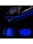 Araç Araba Içi Torpido Ledi Renkli Ip Neon LED 2 Metre Mavi 2