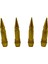 Sivri Sibop Kapağı Mermi Sibop Kapağı Araba Motosiklet Bisiklet Metal 4 Lü Set Altın Sarı 1