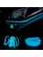 Araç Araba Içi Torpido Ledi Renkli Ip Neon LED 2 Metre Buz Mavi 2