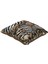 İçi Dolu Krep Örgü Üzerine Dijital Baskılı Kırlent 45x43 cm | Leopar Desenli Dekoratif Yastık 4
