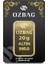 Agakulche Özbağ 20 gr 995 24 Ayar Külçe altın 1