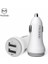 Araba Araç Içi USB Çakmaklık Şarj Adaptörü Başlığı (Çift USB Girişli, Hızlı Şarj) 2