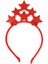 Kırmızı Sıralı Yıldız Simli Kız Çocuk Taç 2