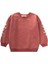Kol Nakışlı Sweatshirt 2-12 Yaş Gül Kurusu 1
