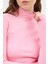 Şeker Pembe Yarım Balıkçı Yaka Fermuarlı Body 2447 5