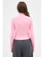 Şeker Pembe Yarım Balıkçı Yaka Fermuarlı Body 2447 6