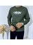 Labubu Sırt Baskı Bisiklet Yaka Sweatshirt 4