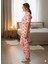 Pembe Kalp Detaylı Pijama Takımı 2