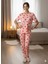 Pembe Kalp Detaylı Pijama Takımı 1