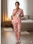 Pembe Kalp Detaylı Pijama Takımı 5