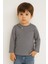 Unisex Çocuk Happiness Nakışlı Cepli Fitilli Kaşkorse Tişört 1