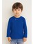 Unisex Çocuk Happiness Nakışlı Cepli Fitilli Kaşkorse Tişört 1