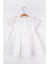 Ekru Fisto Dantelli Kız Çocuk Elbise - Cara 12