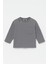 Unisex Çocuk Happiness Nakışlı Cepli Fitilli Kaşkorse Tişört 2
