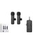 Kablosuz Çift Mikrofon 3.5 mm + Type-C + Lıghtnıng Siyah HDX2782 1