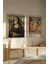 Mona Lisa ve Picasso 2'li Ahşap Çerçeveli Poster, Tablo Seti No:33 3
