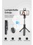 LED Işıklı Selfie Çubuğu Bluetooth Kumandalı Kablosuz Tripot Selfie Monopod Selfie Stick 3