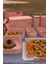 5 Parça Pembe Taşınabilir 17 Lt. Piknik Sepeti 5