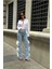 Pinterest Tasarım Gül Detaylı Palazzo Kot Pantolon Ithal Kumaş 3