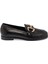 Siyah Hakiki Süet Deri Kadın Loafer - K24S1AY67568-A23 3