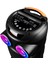 Hepu HP-974 Partybox Hoparlör 20W Güç 3 x 8 Woofer Rgb Işık Efektleri Kablosuz Mikrofonlu 3
