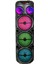 Hepu HP-974 Partybox Hoparlör 20W Güç 3 x 8 Woofer Rgb Işık Efektleri Kablosuz Mikrofonlu 5