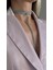 8 Sıralı Zincir Dokuma Sallantılı Vücut Tasma Choker Silver Gümüş Renk El Yapımı Kolye 1