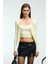 Vaneltına Kadın Içi Polarlı 3 Iplik Organik Pamuk Oversize Basic Bisiklet Yaka Vanilya Sweatshirt 3