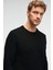 CABLIN Erkek Yuvarlak Yaka Regular Fit Triko Siyah Kazak 5