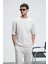 BARNABY Erkek Kolu ve Pantolon Cebi Süs Etiket Detaylı Yuvarlak Yaka Gri Alt-Üst Takım 4