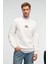 IRVING Erkek Yuvarlak Yaka Göğsü Ve Önü Regular Fit Ekru Sweatshirt 4