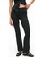 KALYYSIA Kadın Yüksek Bel Geniş Paçalı Slim Fit Siyah Pantolon 2
