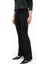 AYSHUR Kadın Esnek Kumaşlı Kemer Detaylı Geniş Paçalı Slim Fit Siyah Pantolon 4