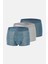 Açık Gri-Gri 4210 3'lü Desenli Micro Modal Boxer 1