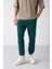 Inside Erkek Regular Fit Yumuşacık Kumaşlı Beli Paçası Lastıkli Yeşil Eşofman Altı 2