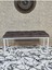 Beyaz Boyalı - L - Ayaklı 100 cm x 38 cm Oturak - Bench - Makyaj Taburesi - Makyaj Oturak Kahverengi Renk 100 x 40 Boyut/ebat 2
