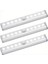 1pc/3pcs Hareket Sensörü Gece Işıkları Kablosuz LED Dolap Işıkları Dimmabable Gardırop Lambası Kiler Mutfak Yayılıyor Renk Yayılıyor: 3 Pcs Beyaz (Yurt Dışından) 1