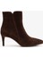 Lando Kahverengi Süet Deri Kadın Topuklu Bot 1