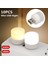 USB Fiş Şarjı LED Lamba Taşınabilir Mini USB Gece Işık Sıcak Beyaz Göz Koruma Kitap Okuma Lamba Küçük Yuvarlak LED Gece Işığı Yayılıyor Renk: 10 Pcs Sıcak (Yurt Dışından) 1