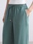 Yeni Sezon Beli Lastikli Geniş Paça Kadın Pantolon 4