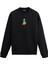 Gezegen Üzerinde Uzaylı Tasarım Baskılı Unisex Sweatshirt 1