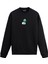 Banyo Yapan Uzaylı Tasarım Baskılı Unisex Sweatshirt 1