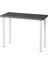 Çalışma Masası, Koyu Gri-Beyaz, 100X45 cm 1