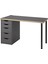 Çalışma Masası, Gri-Siyah, 120X60 cm 1