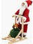 Kızaklı Kırmızı Noel Baba 43CM 2