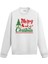 Merry Christmas Çam Ağacı Tasarım Baskılı Unisex Sweatshirt 1