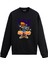 Hip-Hop Karakterli Graffiti Tasarım Baskılı Unisex Sweatshirt 1