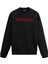 Techno Yazılı Tasarım Baskılı Unisex Sweatshirt 1