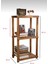 3 Katlı Dekoratif Ahşap Banyo Rafı Ayakkabılık Saksılık Mutfak Düzenleyici Raf 45X30X90 2